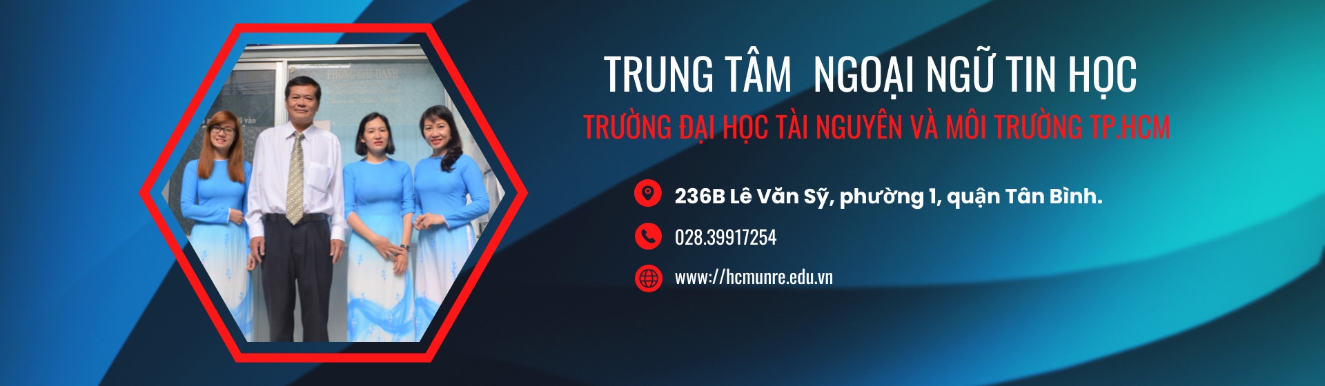 Thông tin liên hệ Trung tâm Ngoại ngữ Tin học