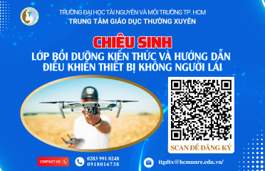 Chiêu sinh lớp bồi dưỡng kiến thức và hướng dẫn điều khiển thiết bị không người lái