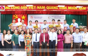 [PIC] Lễ Bế giảng và Trao chứng chỉ lớp sơ cấp nghề bậc 1 nghề Trắc địa Công trình