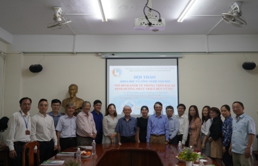 Hội thảo khoa học và công nghệ năm 2022 với chủ đề “Mô hình kinh tế trong thời đại 4.0 định hướng phát triển bền vững”