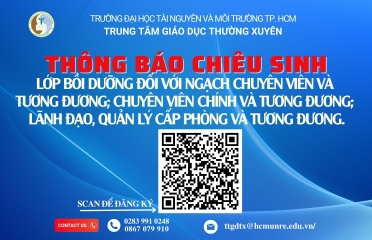 Thông báo chiêu sinh các lớp Bồi dưỡng đối với ngạch chuyên viên và tương đương; chuyên viên chính và tương đương; lãnh đạo, quản lý cấp phòng và tương đương