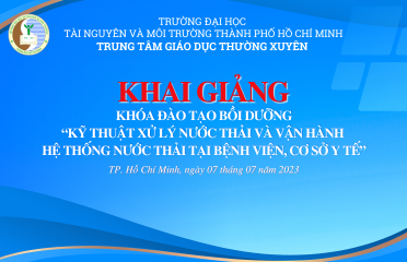 [PIC] Lớp “Bồi dưỡng nghiệp vụ Kỹ thuật xử lý nước thải và vận hành hệ thống xử lý nước thải y tế”