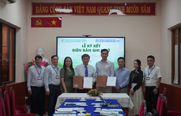 Buổi Lễ ký kết MOU và báo cáo khoa học giữa Trường Đại học Tài nguyên và Môi trường Tp.HCM và Công ty Cổ phần Vật tư Khoa học Kỹ thuật - LASI.
