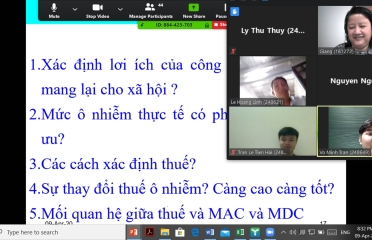 GIẢNG VIÊN KHOA MÔI TRƯỜNG BẮT ĐẦU TRIỂN KHAI GIẢNG DẠY TRỰC TUYẾN CÁC MÔN HỌC KỲ 2 NĂM HỌC 2019-2020