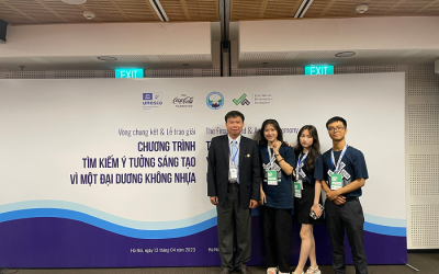 Đội Cá voi của Trường đại học Tài nguyên và môi trường TP. HCM vào top 5 vòng chung kết Chương trình tìm ý tưởng sáng tạo vì một đại dương không nhựa