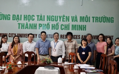Đón tiếp và làm việc với Vụ Khoa học và Công nghệ - Bộ Tài nguyên và Môi trường