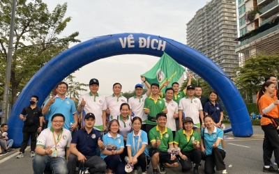 Tham gia chương trình TRIỆU BƯỚC CHÂN MỘT TẤM LÒNG do Liên đoàn Lao động TPHCM tổ chức
