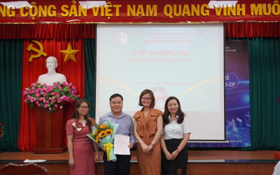 [Đảng Ủy] Lễ kết nạp đảng viên Nguyễn Trọng Khanh