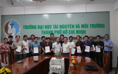 Bế giảng Chương trình tập huấn bồi dưỡng kiến thức bay chụp ảnh hàng không (UAV) phục vụ thành lập bản đồ