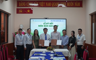 Buổi Lễ ký kết MOU và báo cáo khoa học giữa Trường Đại học Tài nguyên và Môi trường Tp.HCM và Công ty Cổ phần Vật tư Khoa học Kỹ thuật - LASI.