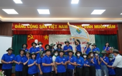 [Đoàn Hội] Lễ ra quân Chiến dịch Mùa Hè Xanh năm 2023 của Trường Đại học Tài nguyên và Môi trường TP.HCM