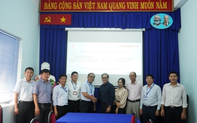 Buổi lễ đón tiếp và làm việc giữa Trường Đại học Tài nguyên và Môi trường TP.HCM và Công ty Cổ phần SEAREFICO